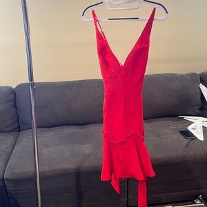 Selfie Leslie red dress size S